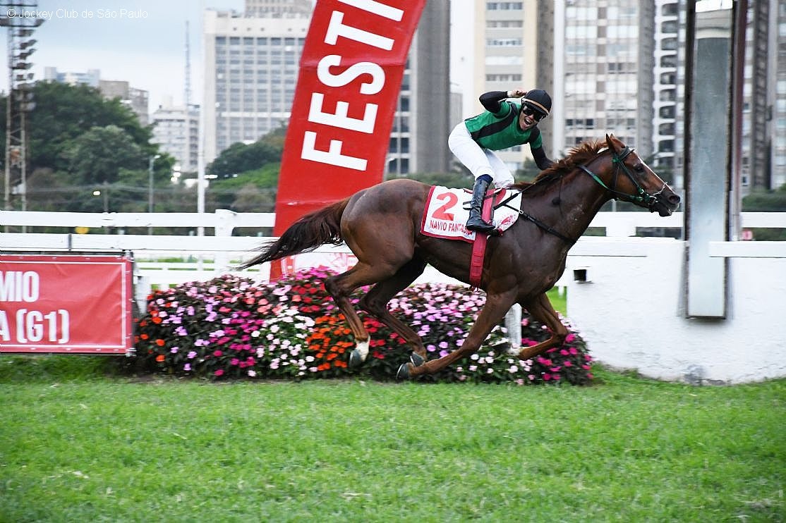 Navio Fantasma  o mais novo ''derby-winner'' do turfe paulista