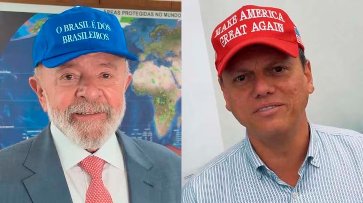Efeito da burrice bolsonarista: em 2026, Lula de verde e amarelo e Tarcsio de bon vermelho