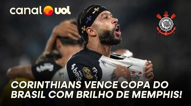 Yuri e Memphis decidem, Corinthians bate Vasco e conquista a Copa do Brasil