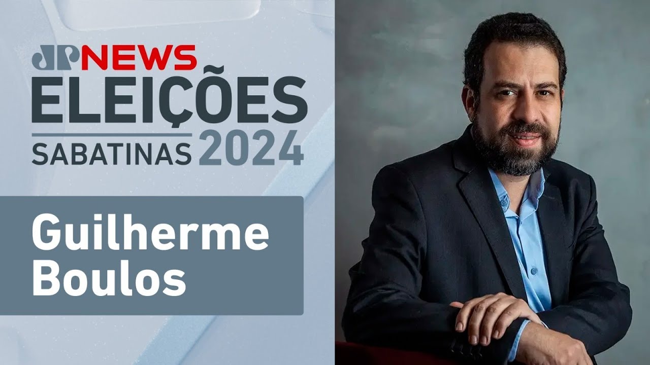 Guilherme Boulos  o candidato entrevistado pela JP News