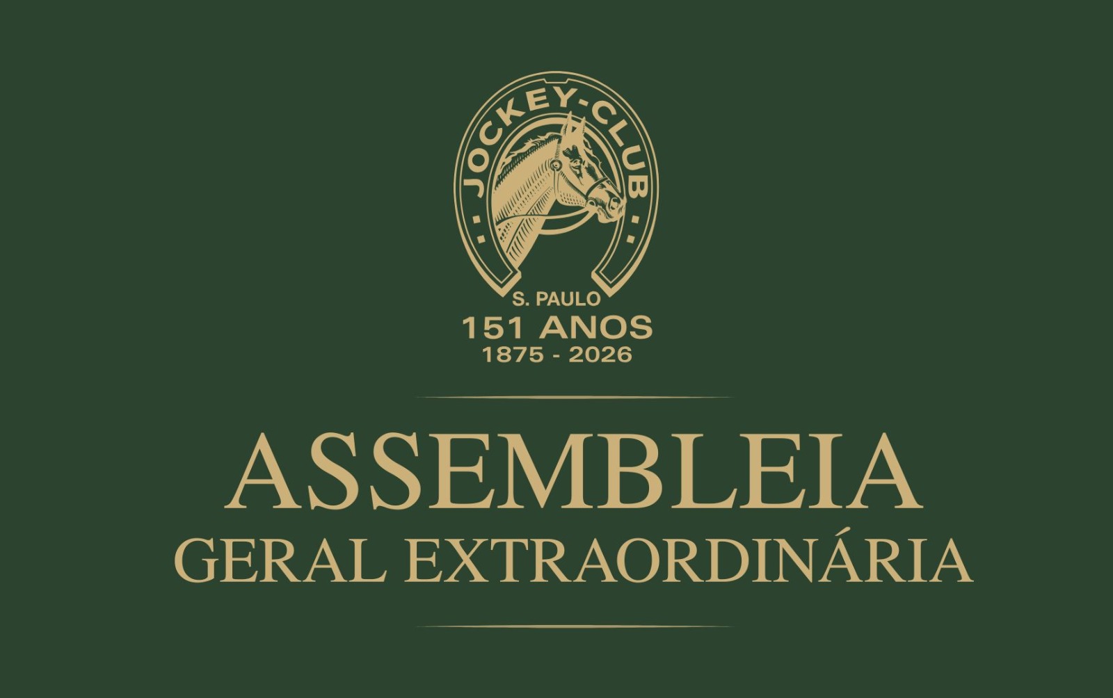 Futuro do Jockey Club de S�o Paulo ser� decidido nesta quarta, em Assembleia Geral Extraordin�ria