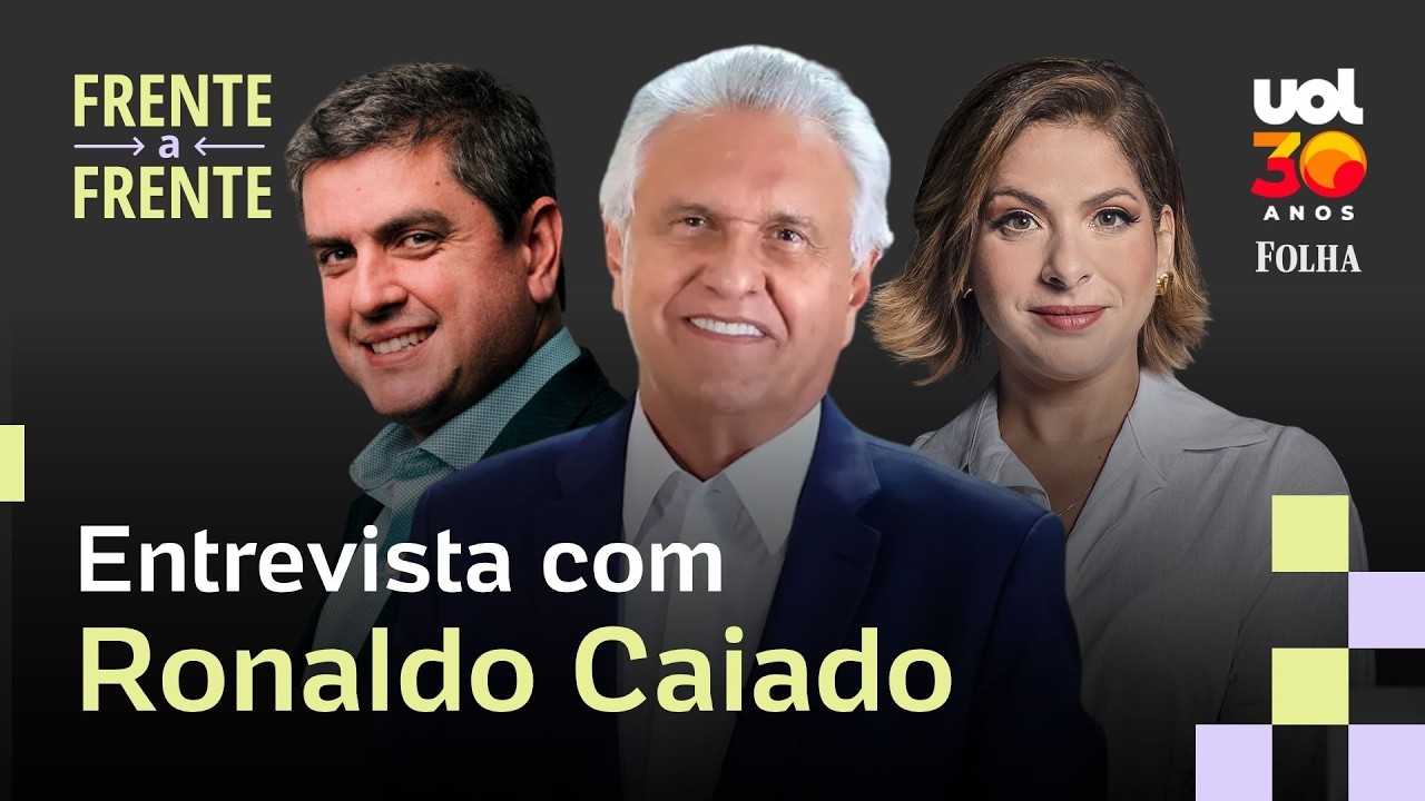 Ronaldo Caiado � o primeiro entrevistado do novo programa Frente a Frente, do UOL
