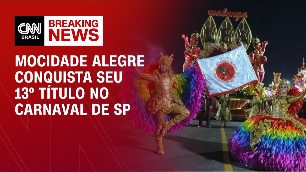 Carnaval 2026: Mocidade Alegre � campe� do Grupo Especial de SP