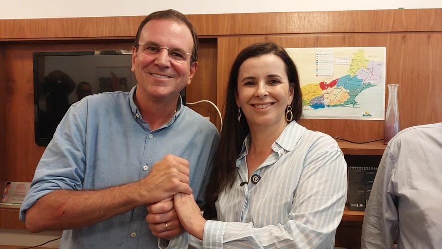Chapa dividida: ap�s emplacar vice de Paes, que � aliado de Lula, Washington Reis diz que far� campanha para Fl�vio Bolsonaro